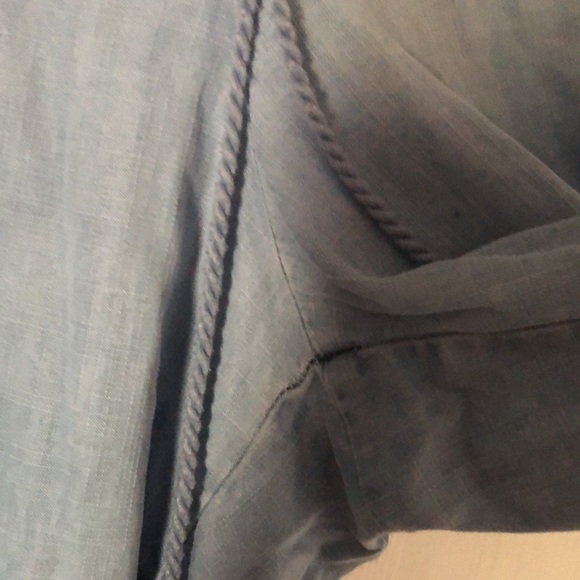 Matilda Jane Trouser Stretchy pull on chambray pants - Picture 9 of 11